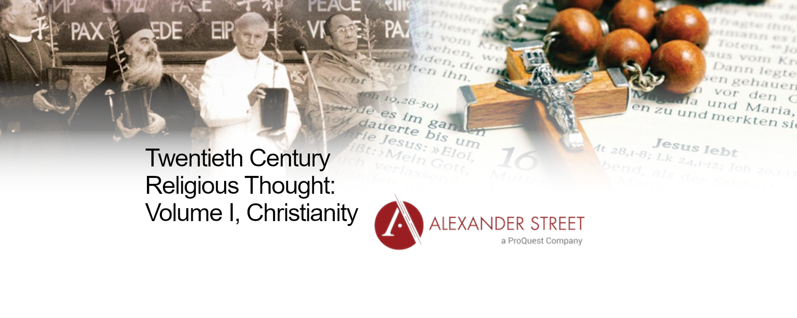 Alexander Street : Twentieth Century Religious